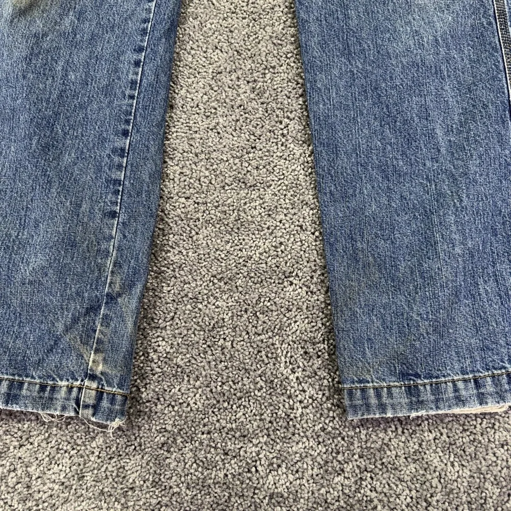 Signature Levi Strauss Jeans Mens 32x34 Blue Relaxed Straight Carpenter Workwear